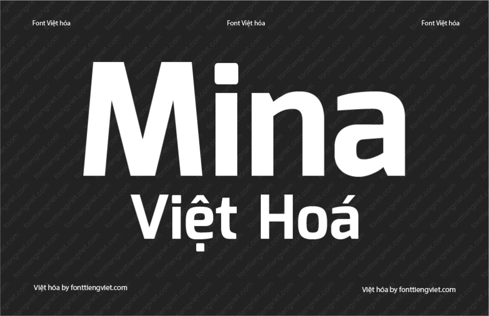 Font Việt hóa 1FTV VIP Mina Bold