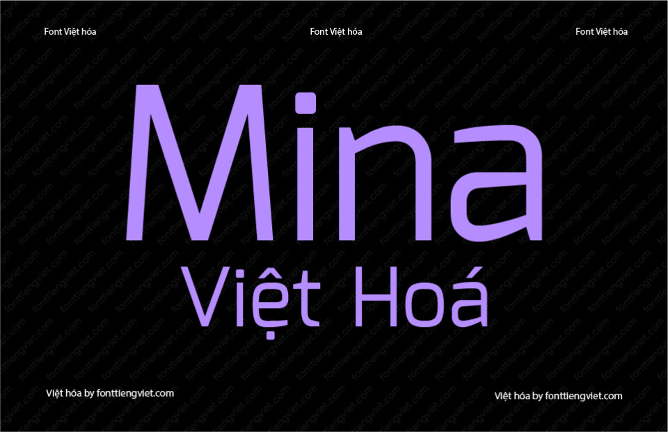 Font Việt hóa 1FTV VIP Mina Regular