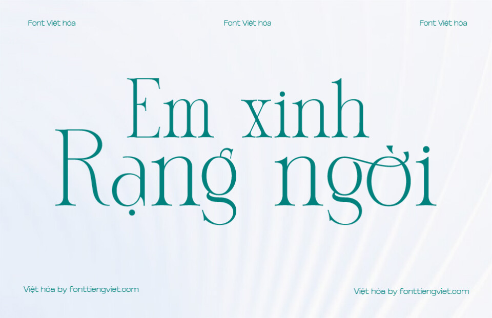 Font Việt hóa 1FTV VIP Morgina Regular