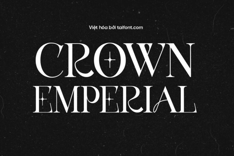 Font TF Crown Imperial Việt hóa