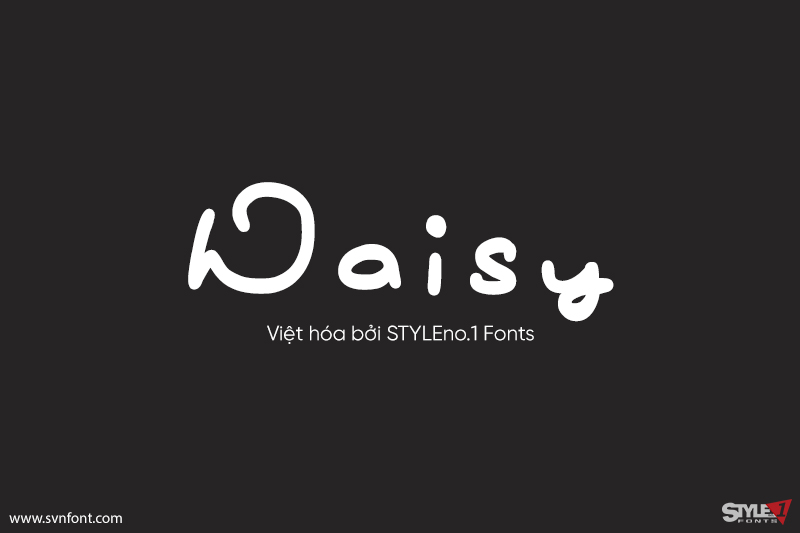 Font Việt hóa SVN Daisy