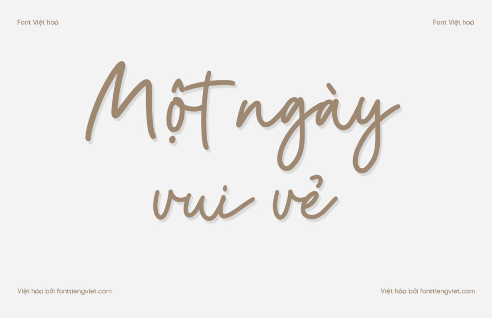Font Việt hóa 1FTV VIP Minimalistic