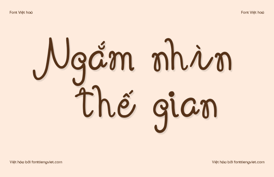 Font Việt hóa 1FTV VIP Marige