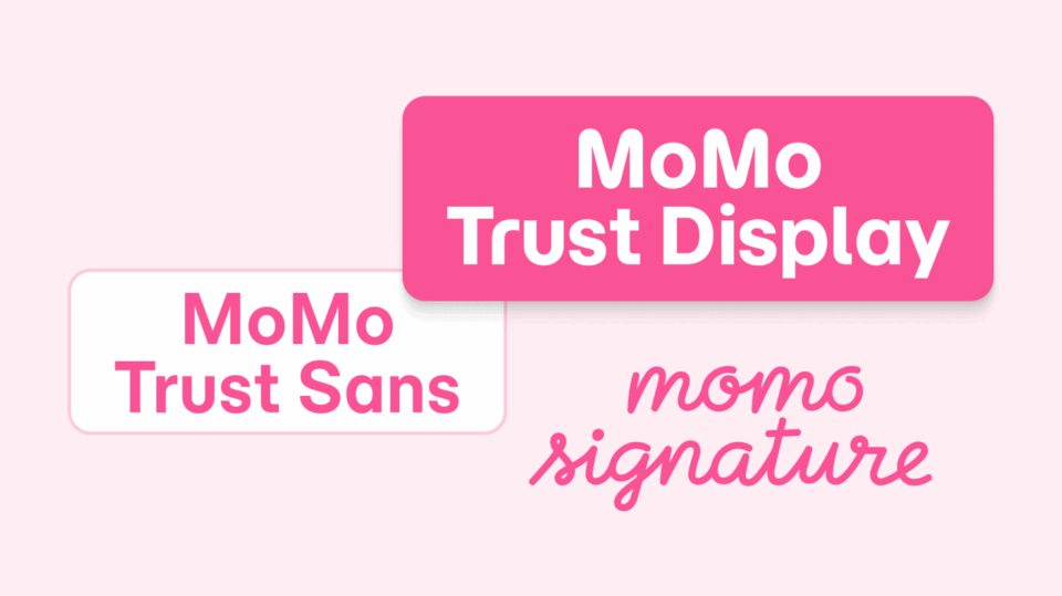 Phông chữ Momo – Font chữ Momo Display