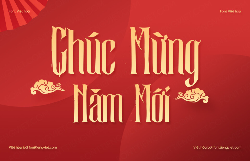 Font Việt hóa 1FTV VIP Queen of Silence Font tết
