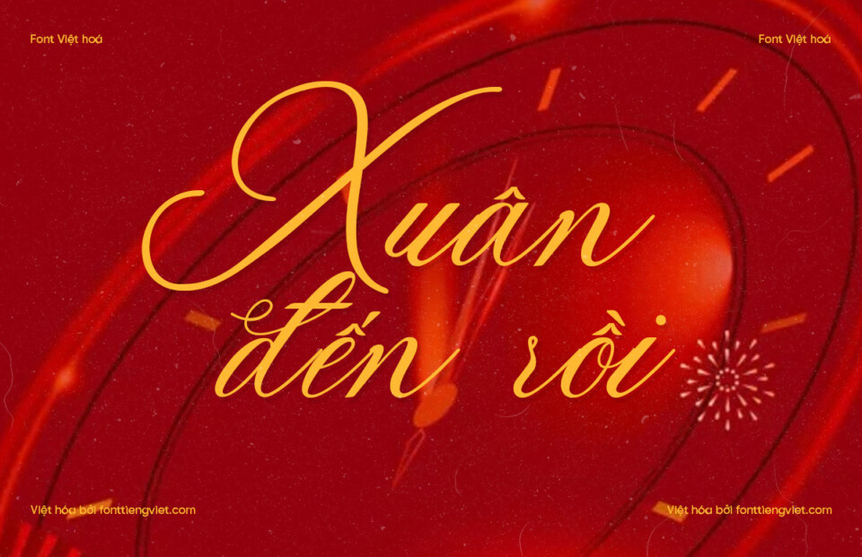 Font Việt hóa 1FTV VIP Romance Romantic – Font tết