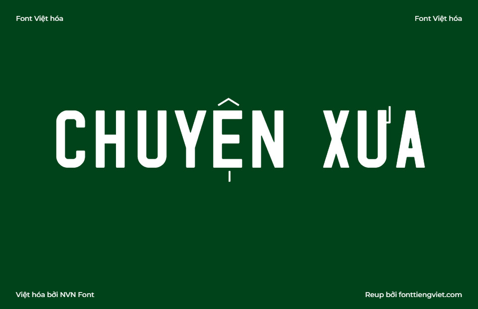 Font Việt hoá NVN Southland Sans Regular