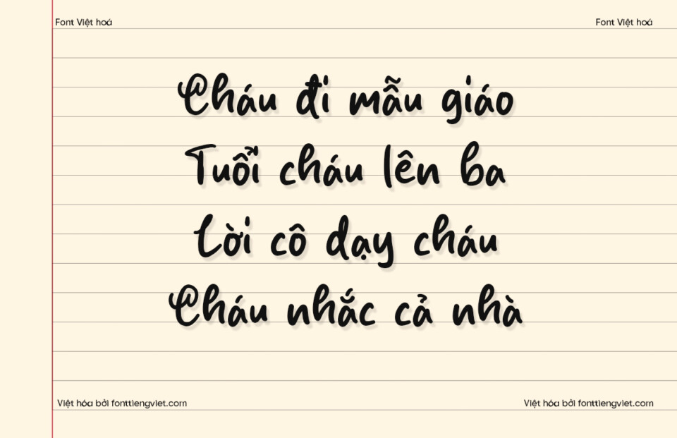 Font Việt hóa 1FTV VIP Burger Steak