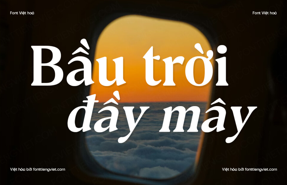 2 Font Việt hóa 1FTV VIP Exclusive Editorial