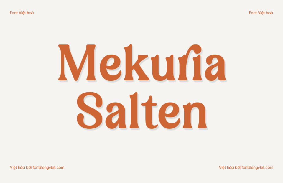 Font Việt hóa 1FTV VIP Mekuria Salten