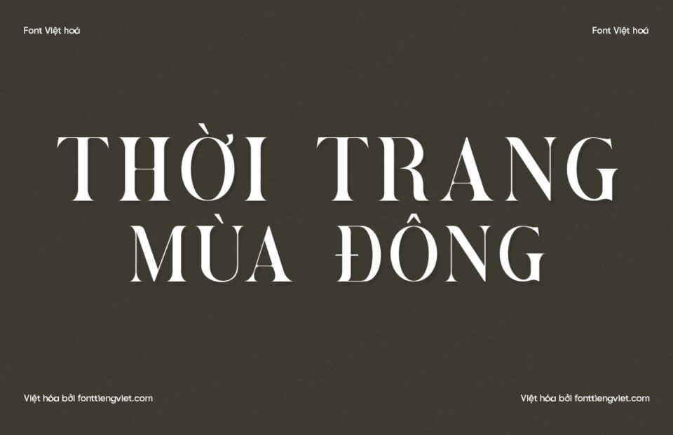 Font Việt hóa 1FTV VIP Brovile