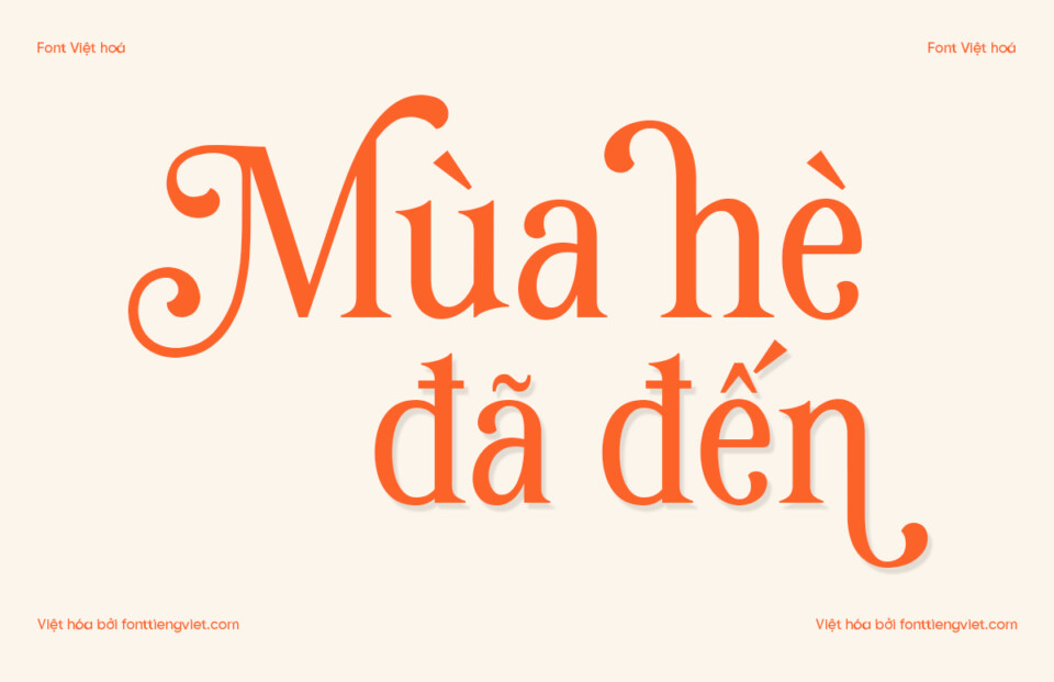 Font Việt hóa 1FTV VIP History Nineties