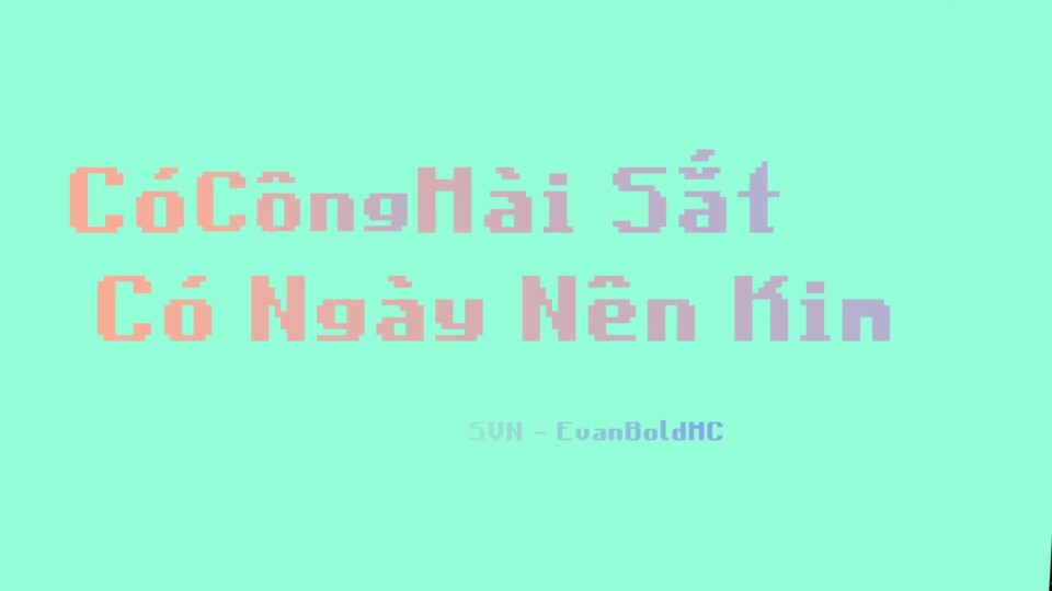 Font EvanBold-MC Việt Hoá
