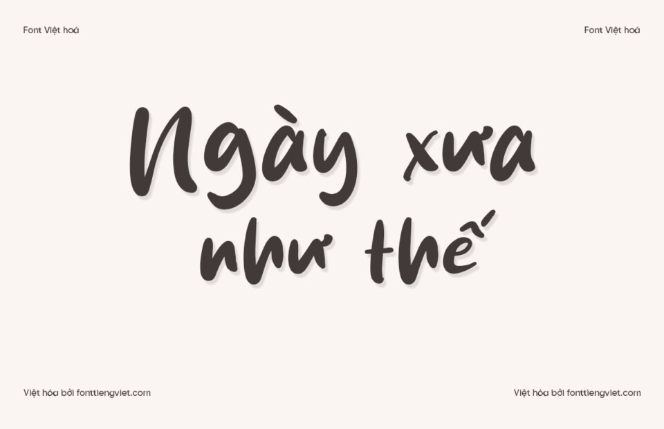 Font Việt hóa 1FTV VIP Diary Story