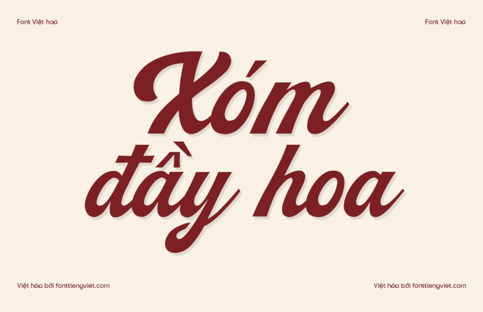 Font Việt hóa 1FTV VIP Peach Club