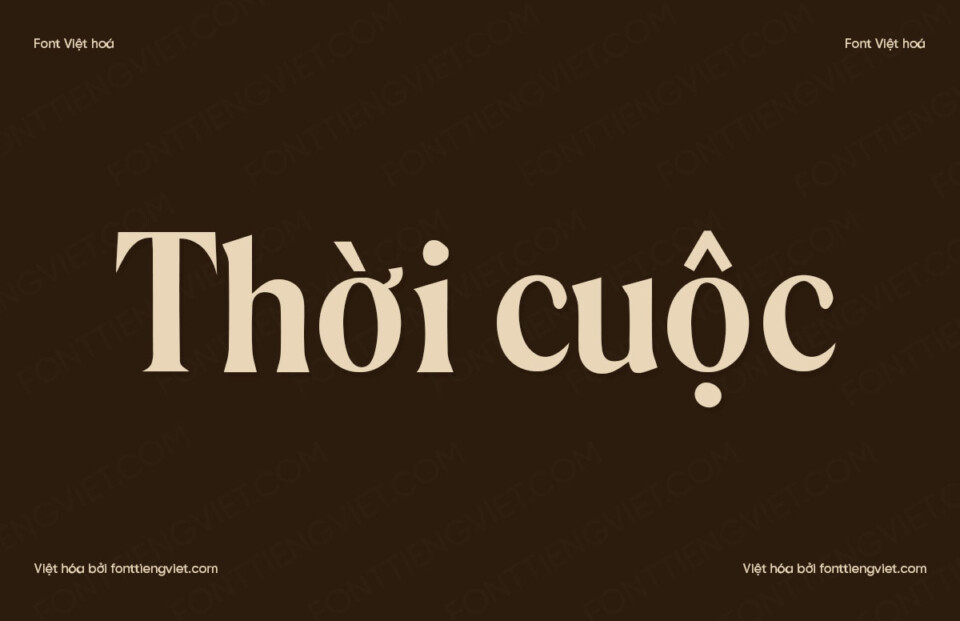 Font Việt hóa 1FTV VIP Roast Ledger