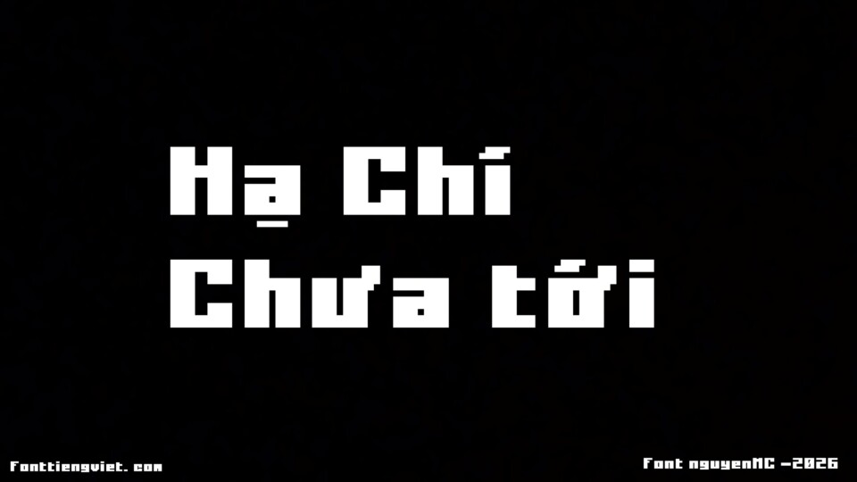 Font Việt Hoá NguyenMCBold