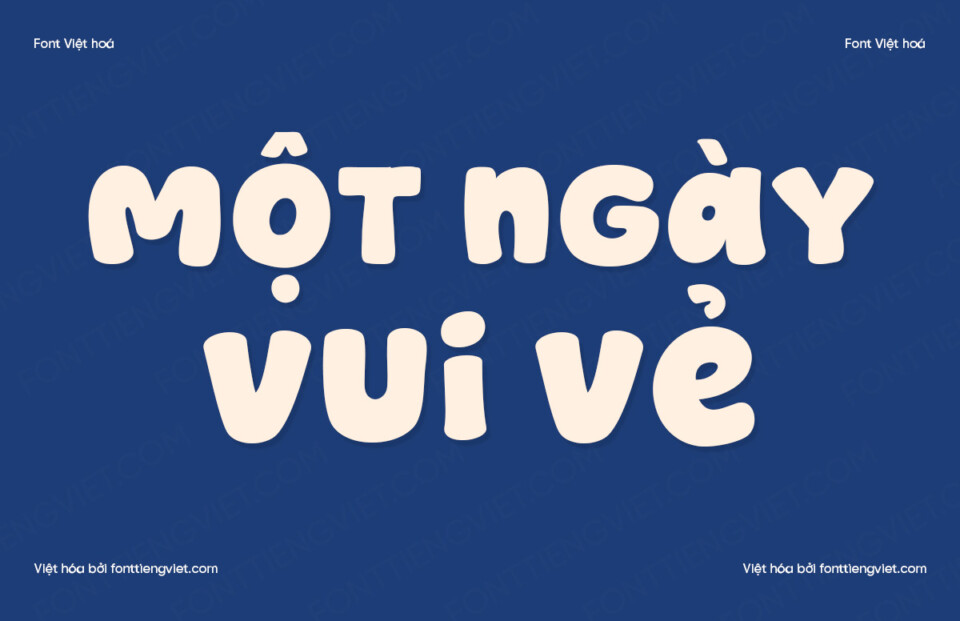 Font Việt hóa 1FTV VIP Creamy Chicken