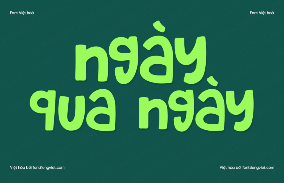 Font Việt hóa 1FTV VIP Letter Magic