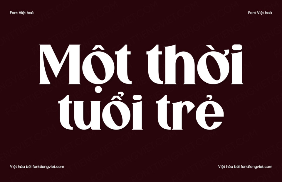 Font Việt hóa 1FTV VIP Lumiare