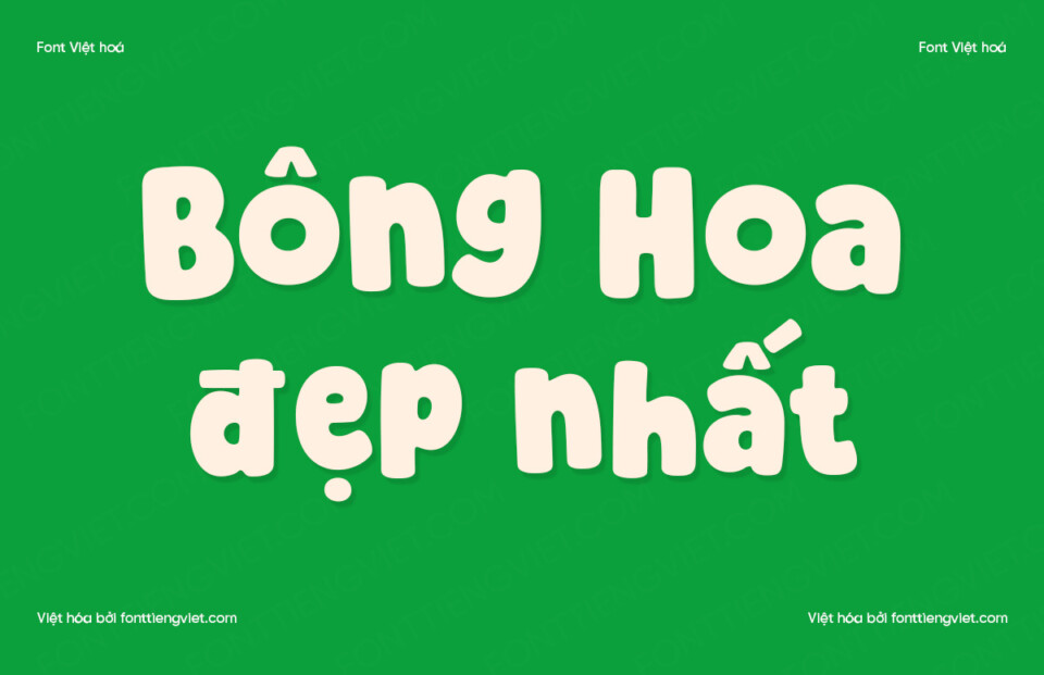 Font Việt hóa 1FTV VIP Super Bouncer