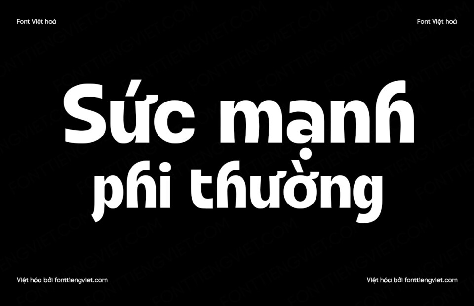 Font Việt hóa 1FTV VIP Super Jello