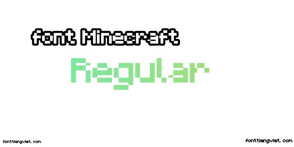 Font việt hóa Minecraft regular