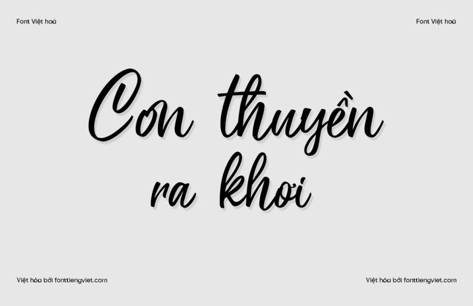 Font Việt hóa 1FTV VIP Monttee